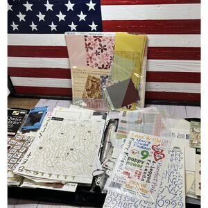 STUFFED Crop in Style PSB Zippered Binder & File Carry Case Scrapbooking MORE!